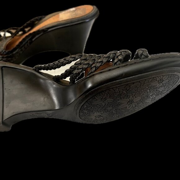 Woman's Sandals Sofft Black Size 9 - Picture 3 of 3